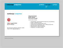 Tablet Screenshot of iseli-design.ch